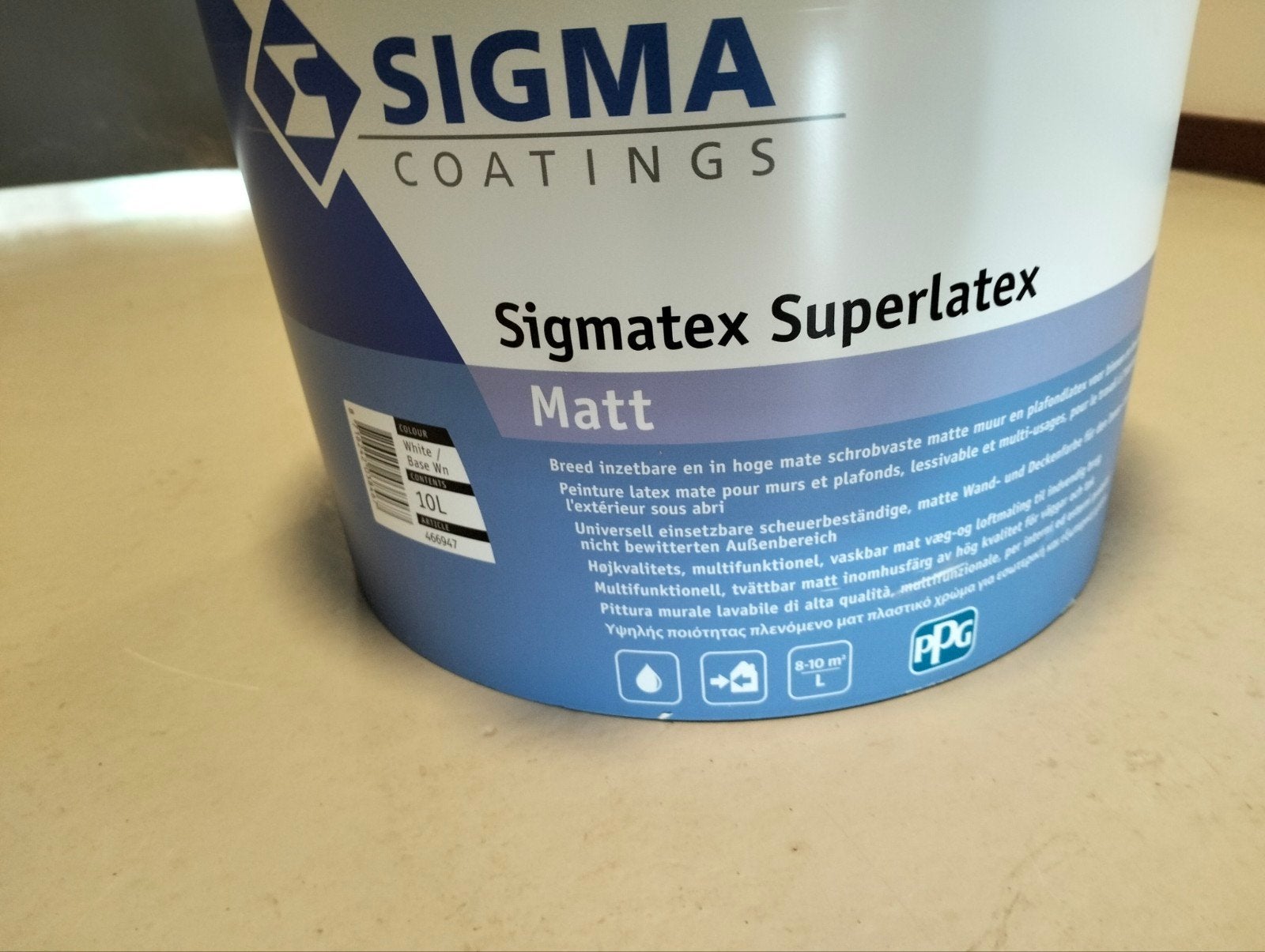 Sigma superlatex schrobvast zachtgrijs, Ophalen of Verzenden, Nieuw, Wit