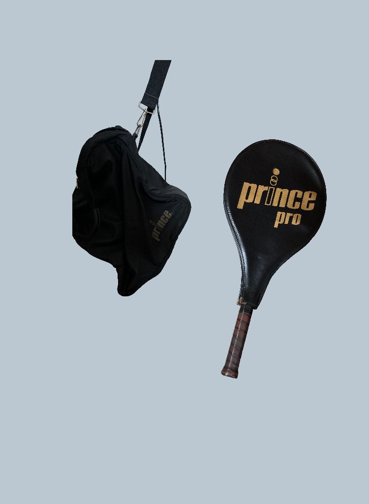 Prince Pro Tennisracket met originele Prince Pro hoes en tas, Ophalen, Gebruikt, Prince, Racket
