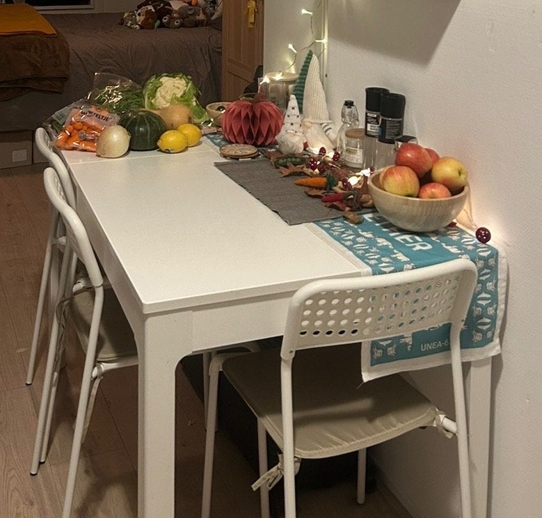 Extendable dining table, Ophalen, Gebruikt, Extendable, 50 tot 100 cm