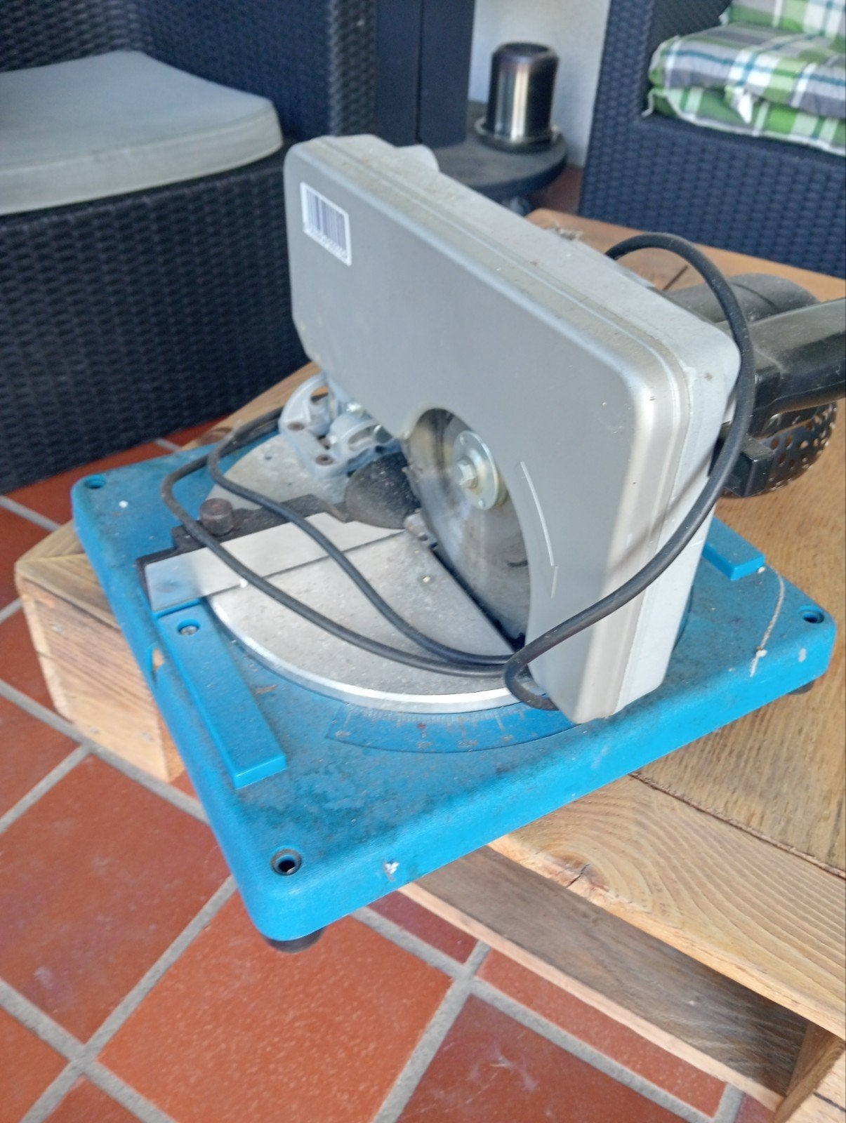 Afkortzaag, Doe-het-zelf en Verbouw, Gereedschap | Zaagmachines, Ophalen, Gebruikt, Afkortzaag, 30 tot 70 mm