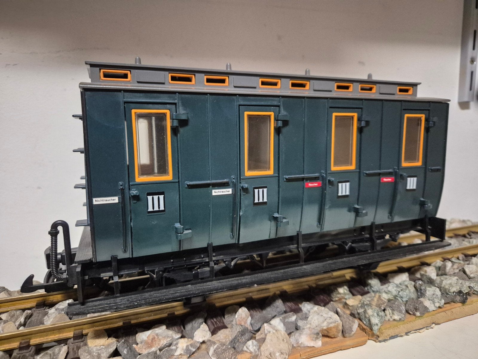 LGB LGB 3050 Abteilwagon in nette staat, Gebruikt, Gelijkstroom, Wagon, Ophalen of Verzenden
