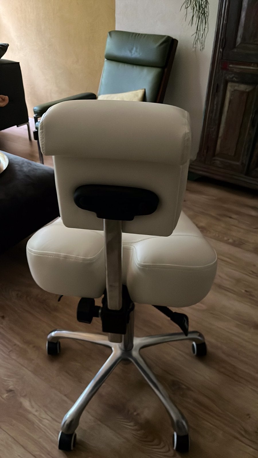 Pedicure kruk wit, Ophalen, Zo goed als nieuw, Wit