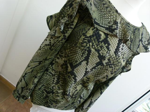Tuniek top DAYZ roezels maat S 36 groen zwart slangenprint, Kleding | Dames, Overige kleuren, Daz, Ophalen of Verzenden, Zo goed als nieuw