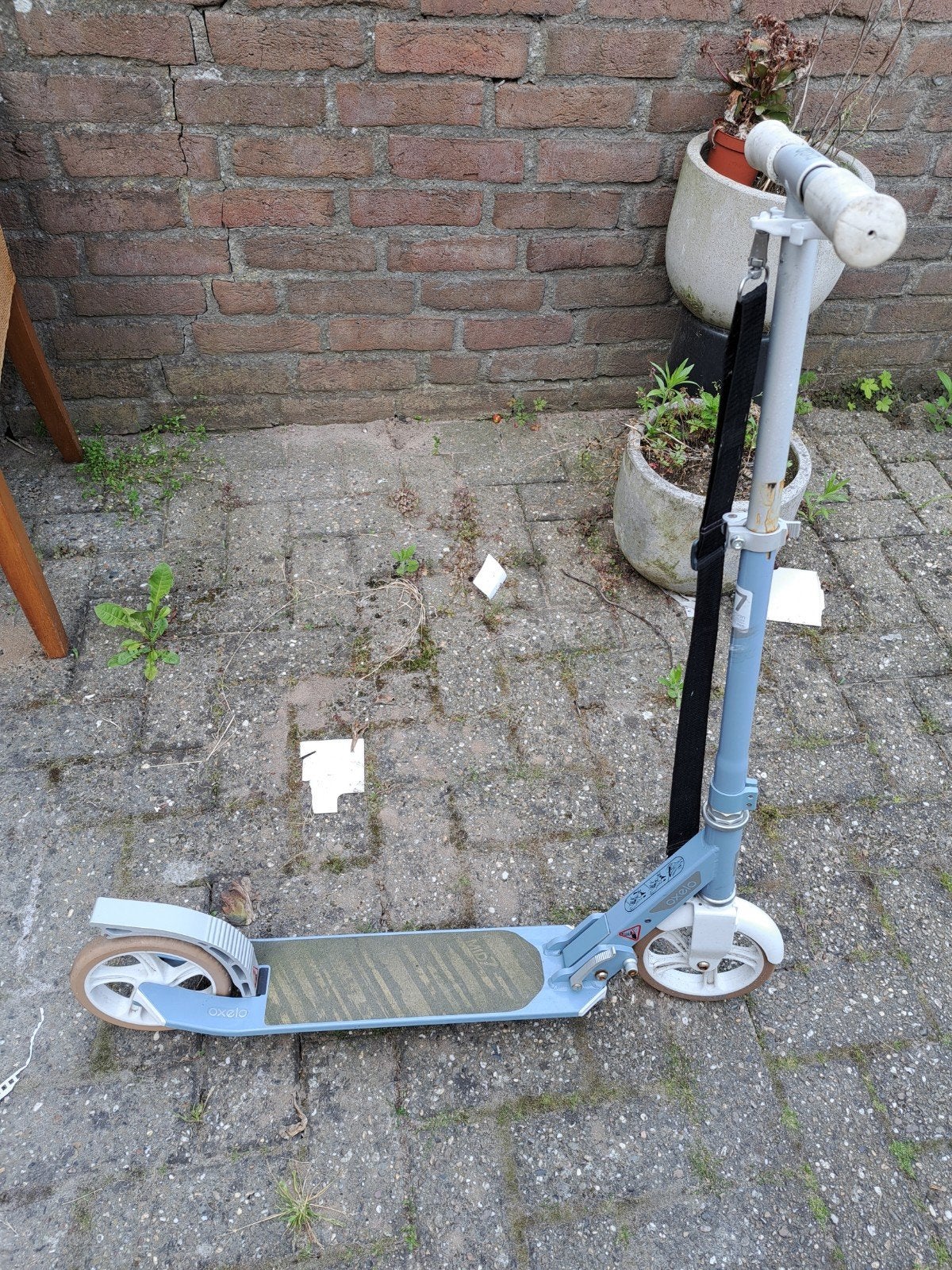 Gebruikte step - Lichtblauw, Fietsen en Brommers, Steps, Gebruikt, Gewone step, Ophalen