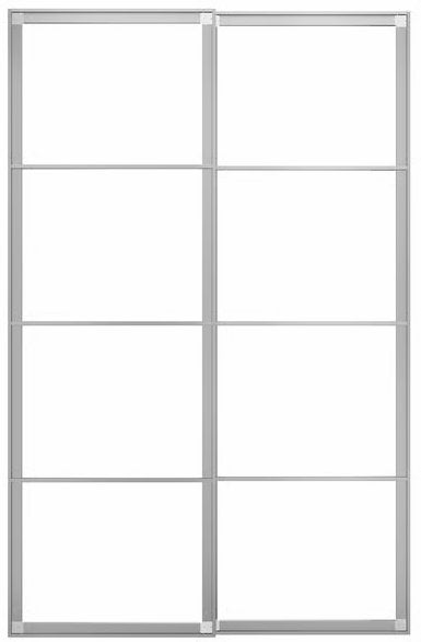 PAX aluminium frame (schuifdeur) 150cm x 236cm, Ophalen, 100 tot 150 cm, 200 cm of meer, Zo goed als nieuw