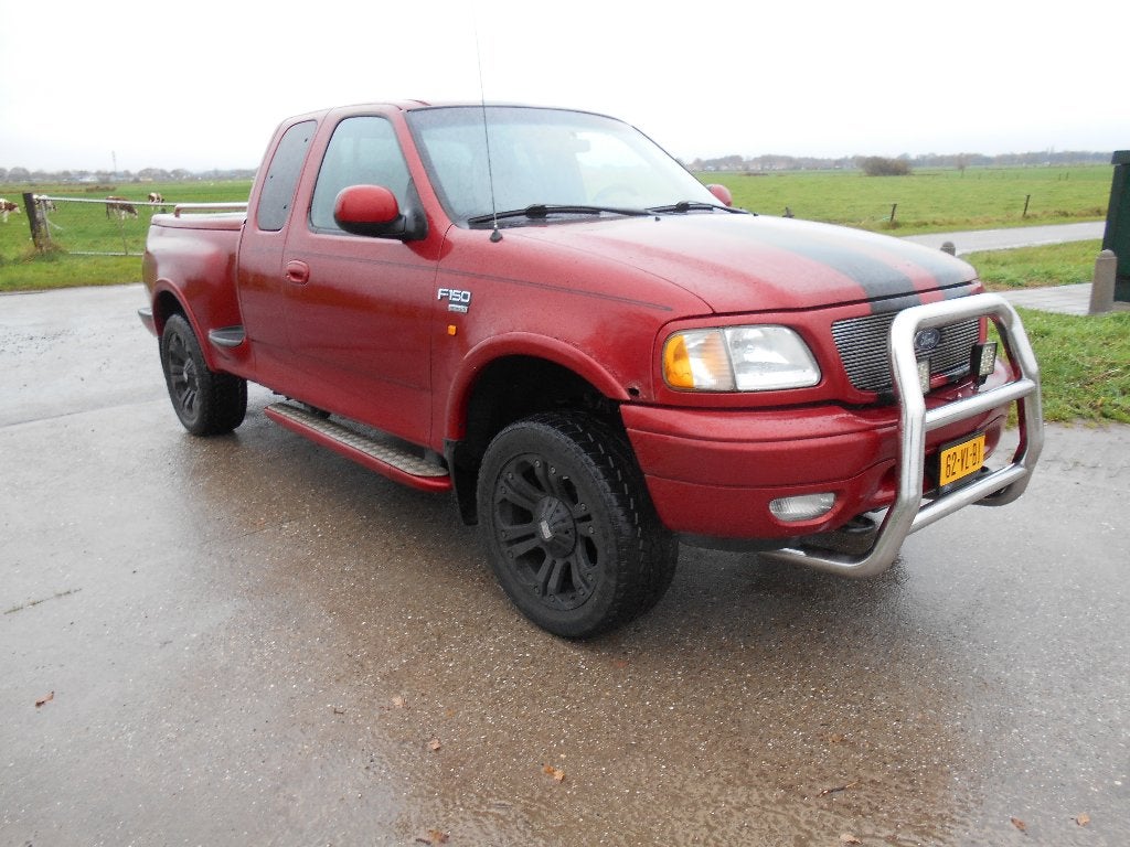 Ford F150 5.4 V8 Automaat 4x4 1999 JAAR APK LPG, Auto's, Ford Usa, 5407 cc, F-150, Leder, Vierwielaandrijving