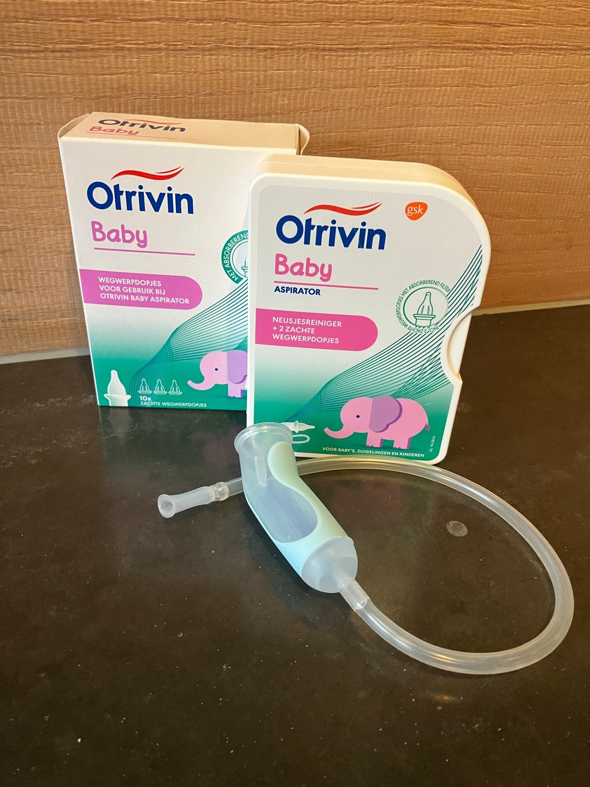 Otrivin Baby Neusreiniger Aspirator met Wegwerpdoppen, Ophalen of Verzenden, Zo goed als nieuw