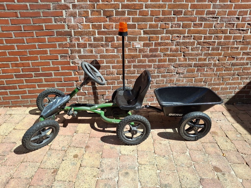 Berg buddy jeep met aanhanger, Ophalen, Gebruikt, Berg