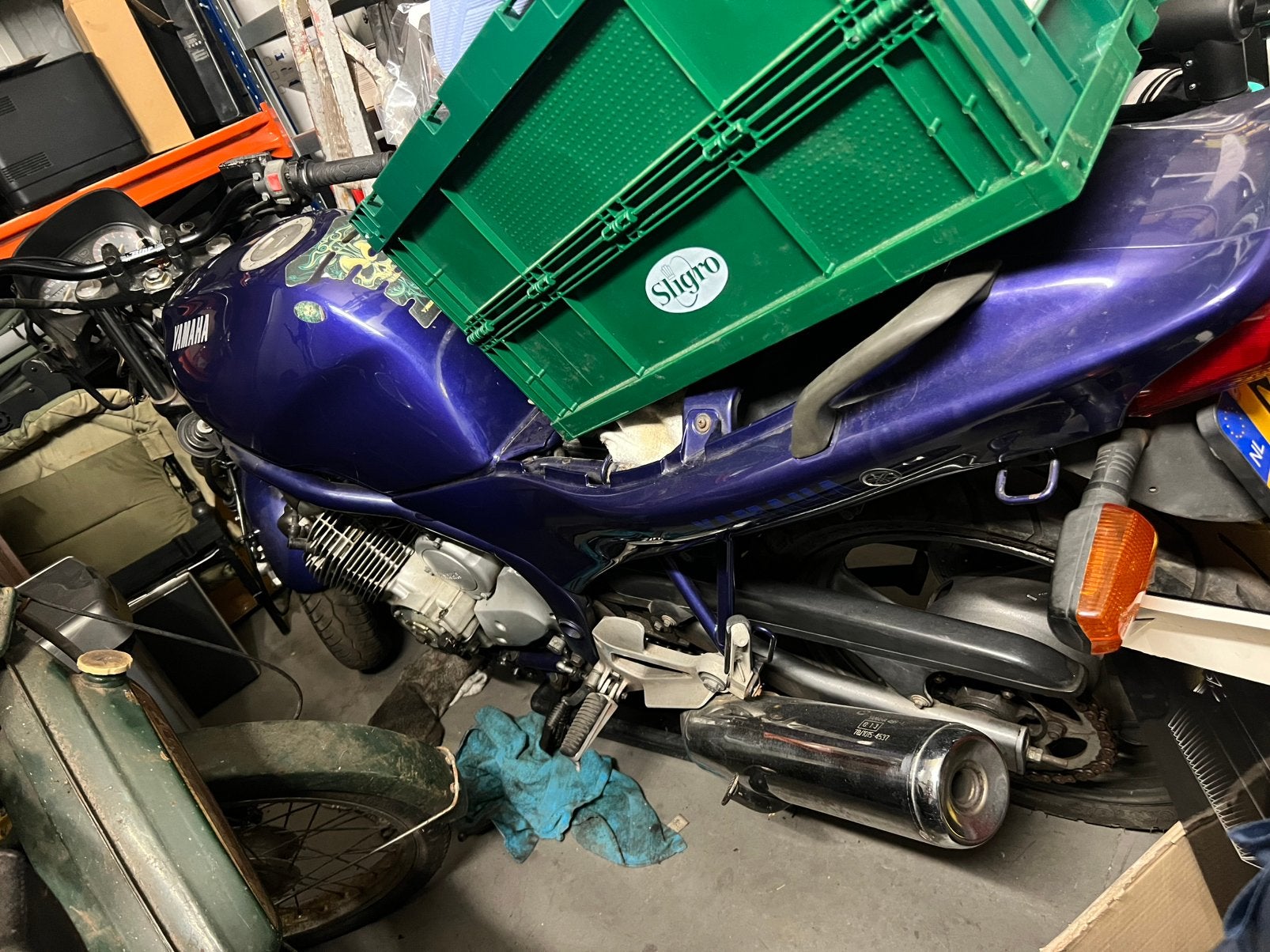 Yamaha diversion xj600 onderdelen/opknappen, Ophalen