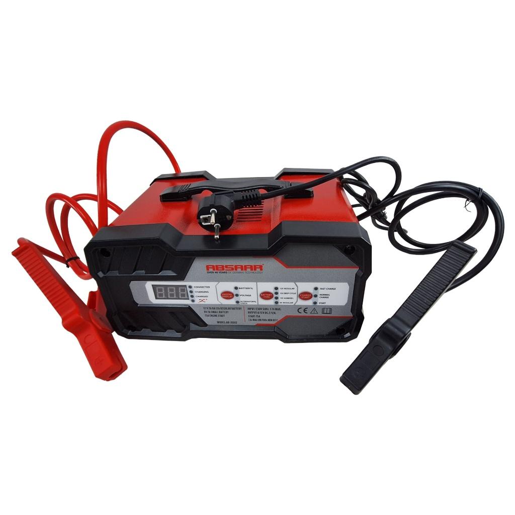 Absaar acculader 6 en 12 volt met jumpstartfunctie, Auto-onderdelen, Accu's en Toebehoren, Ophalen of Verzenden, Nieuw