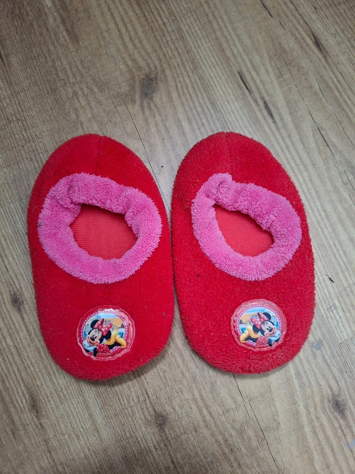 Mini Mouse slofjes, Slofjes, Meisje, Ophalen of Verzenden, Zo goed als nieuw