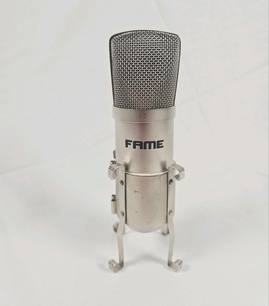 Fame Studio Microfoon CM1 – Condensator Microfoon – B-Grade, Muziek en Instrumenten, Microfoons, Gebruikt, Zangmicrofoon, Ophalen of Verzenden