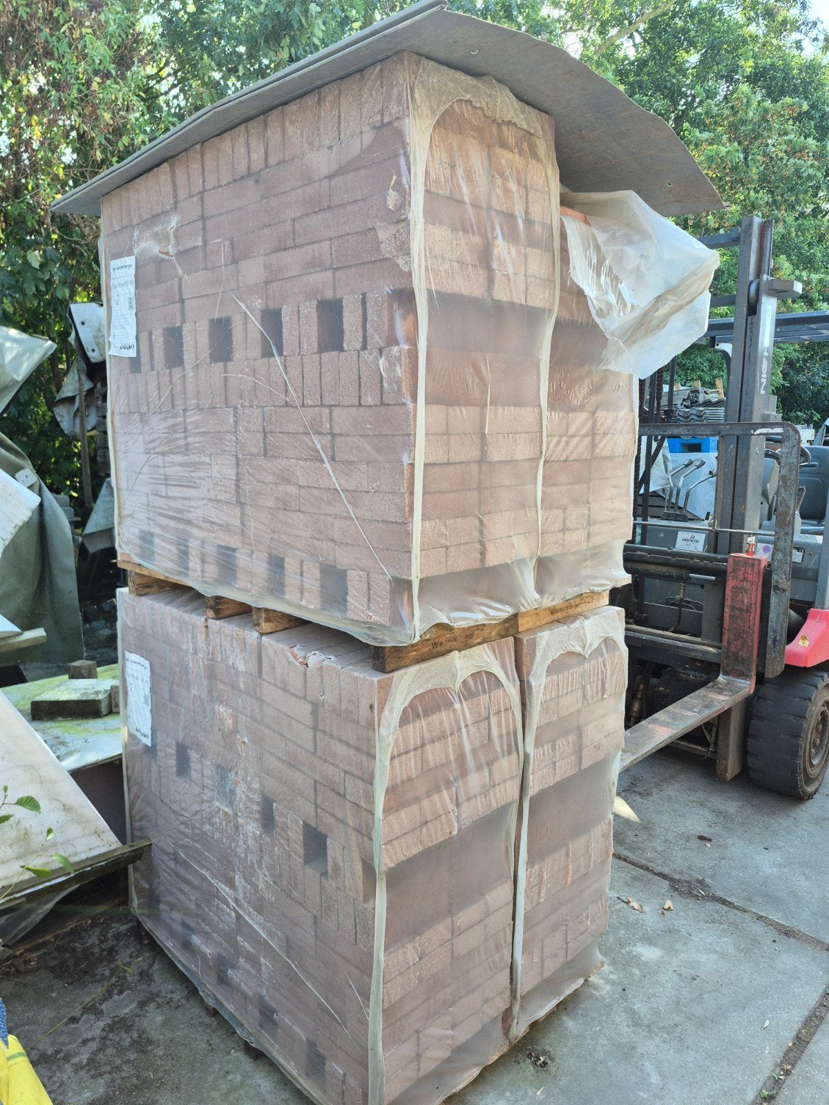 Renovatie Steen wienerberger vb re Oud Rose 55mm - 1500 stuk, Doe-het-zelf en Verbouw, Metselstenen, Ophalen, Nieuw, Bakstenen