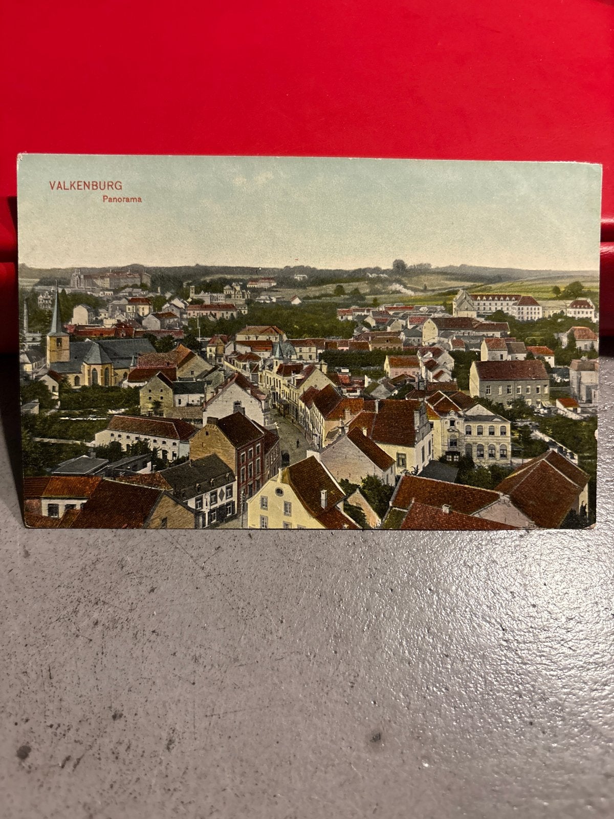 Oude ansichtkaart Valkenburg Panorama (1904), Verzamelen, Ansichtkaarten | Nederland, Ophalen of Verzenden, Voor 1920, Ongelopen