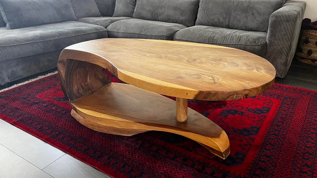 Salontafel suarhout, Ophalen, 100 tot 150 cm, 50 tot 100 cm, Zo goed als nieuw