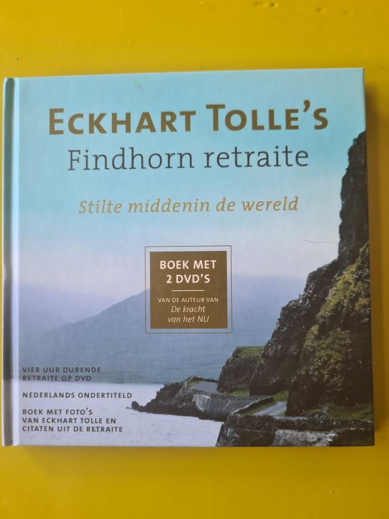 Eckhart Tolle's Findhorn retraite boek met 2 dvd's, Boeken, Ophalen of Verzenden