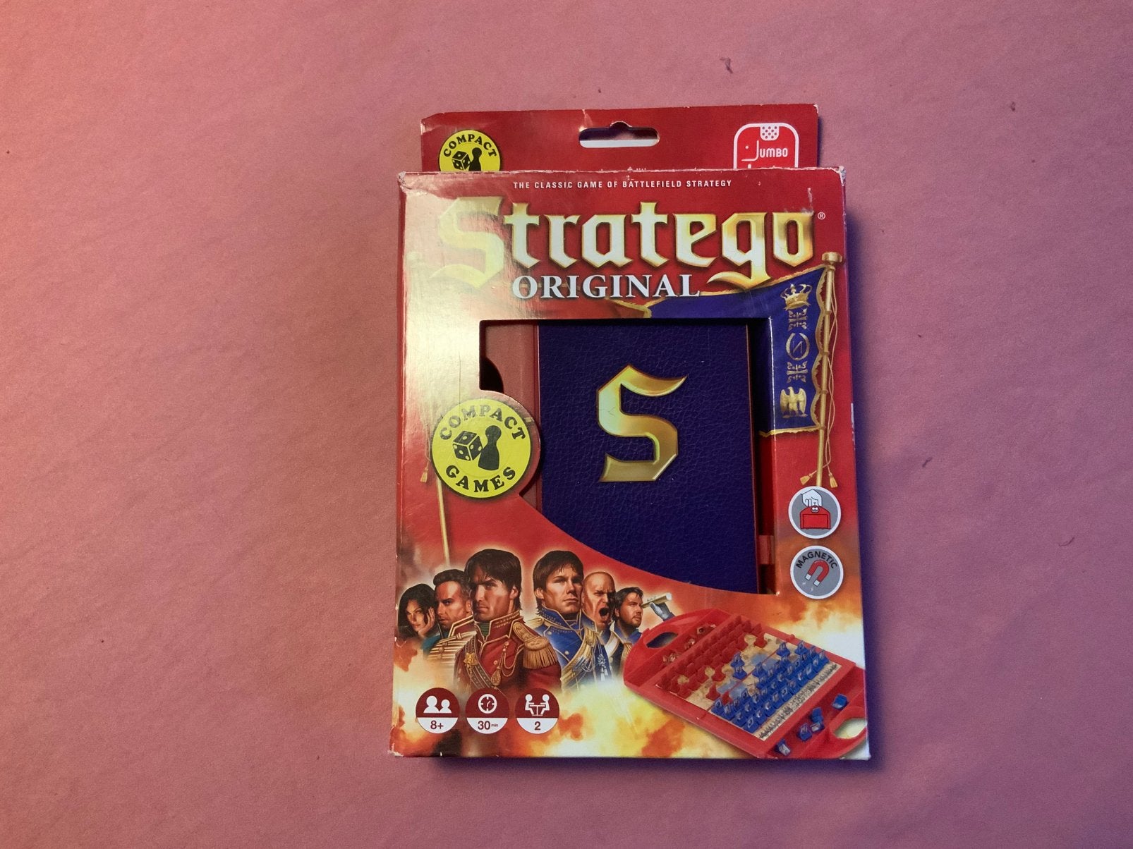 Stratego reiseditie, Een of twee spelers, Ophalen of Verzenden, Gebruikt, Jumbo