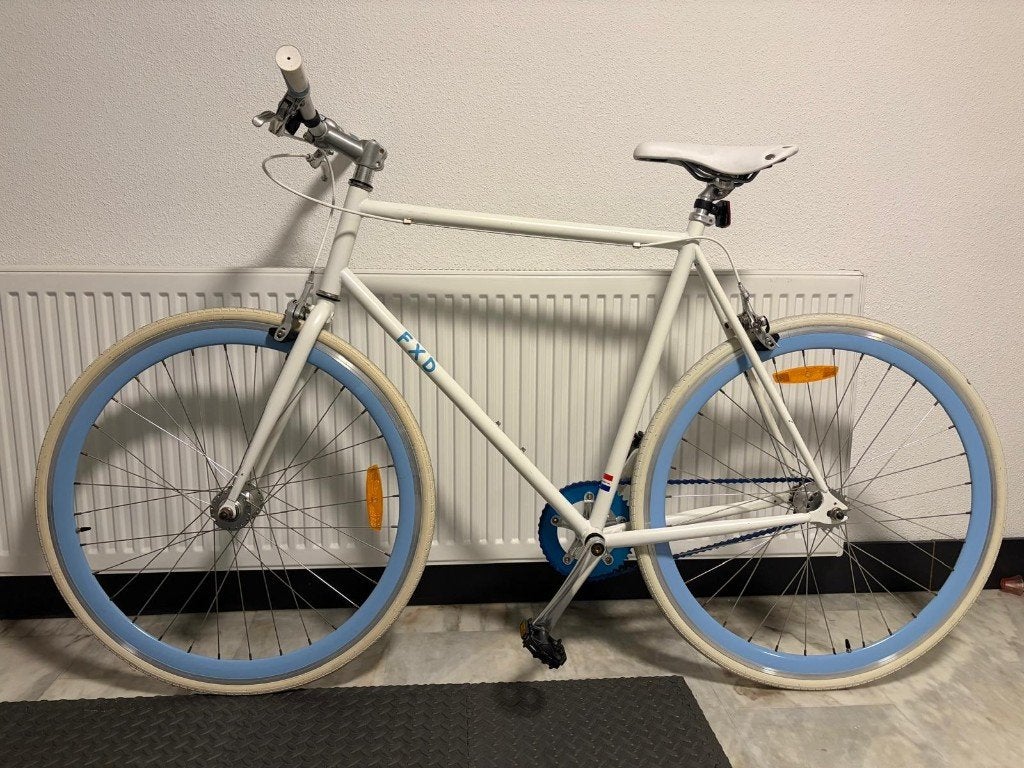 !!! Fixie bike met flip-flop naaf !!!, Velgrem, Zo goed als nieuw, 57 tot 61 cm, Ophalen
