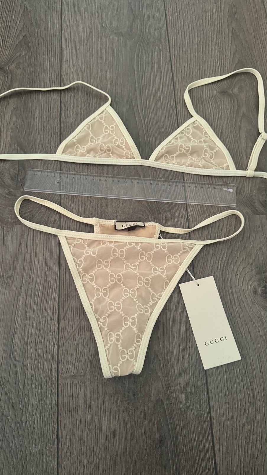 Gucci bikini wit, Kleding | Dames, Ophalen of Verzenden, Nieuw, Wit, Bikini