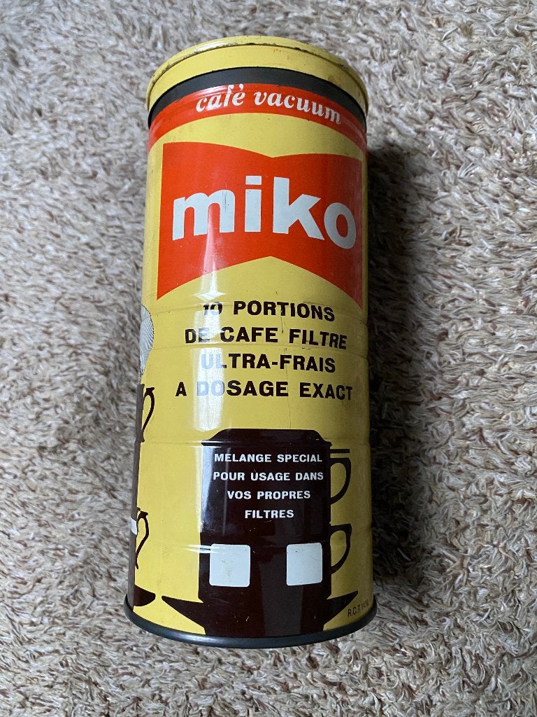 blik MIKO koffie, Ophalen of Verzenden, Gebruikt, Koffie