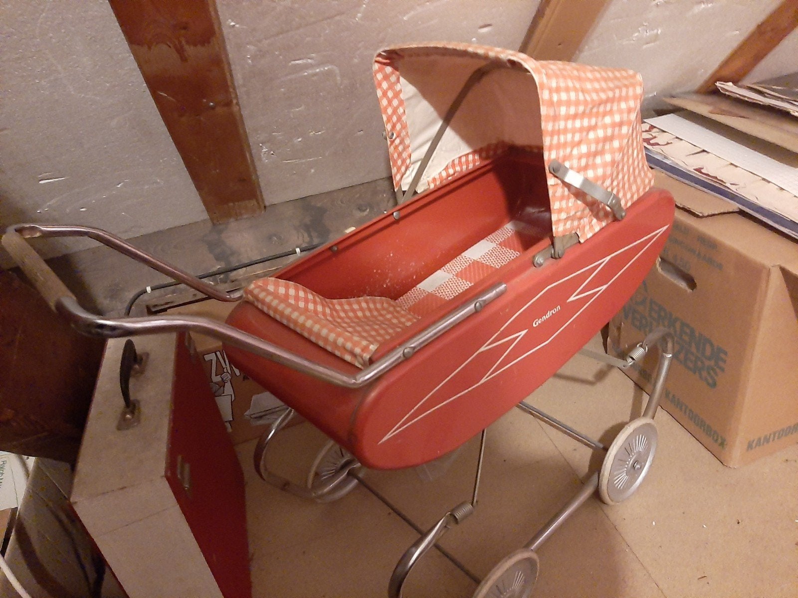Vintage speelgoed kinderwagen, Ophalen of Verzenden