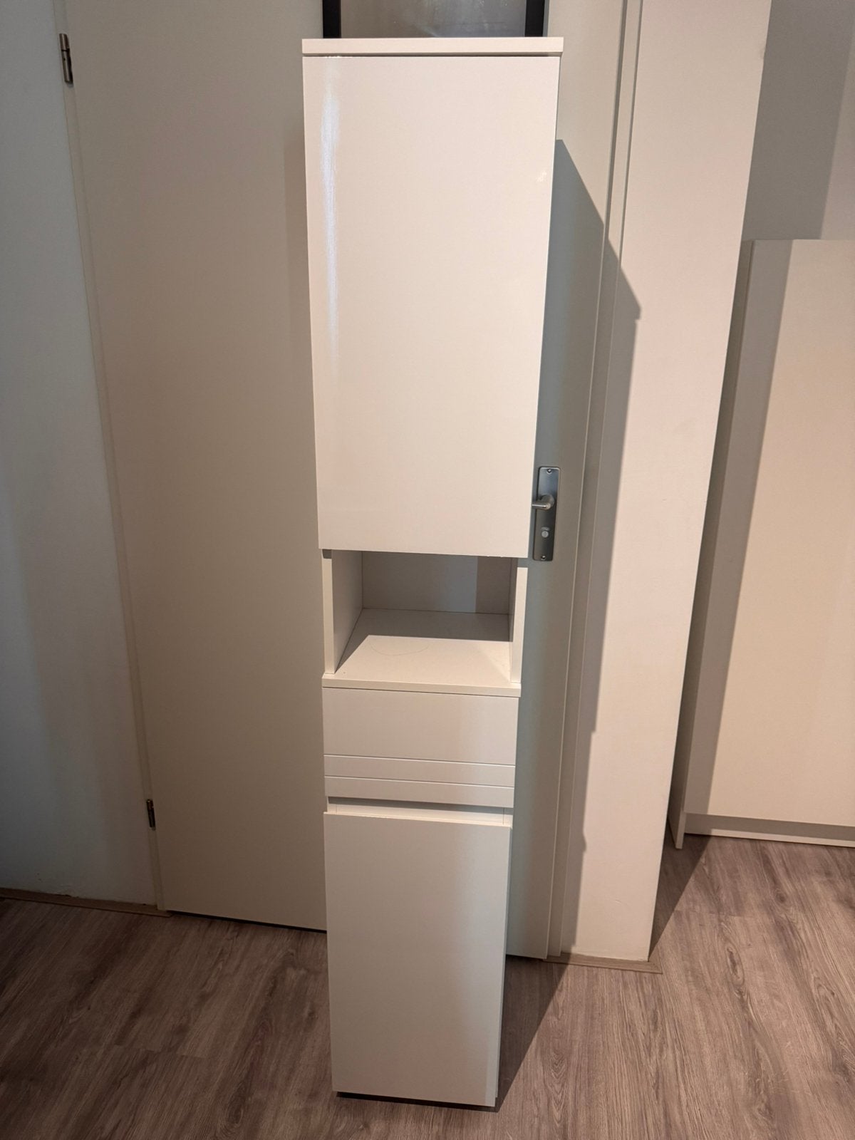Badkamerkast, Huis en Inrichting, Badkamer | Badkamermeubels, Ophalen, (Half)hoge kast, 50 tot 100 cm, Zo goed als nieuw