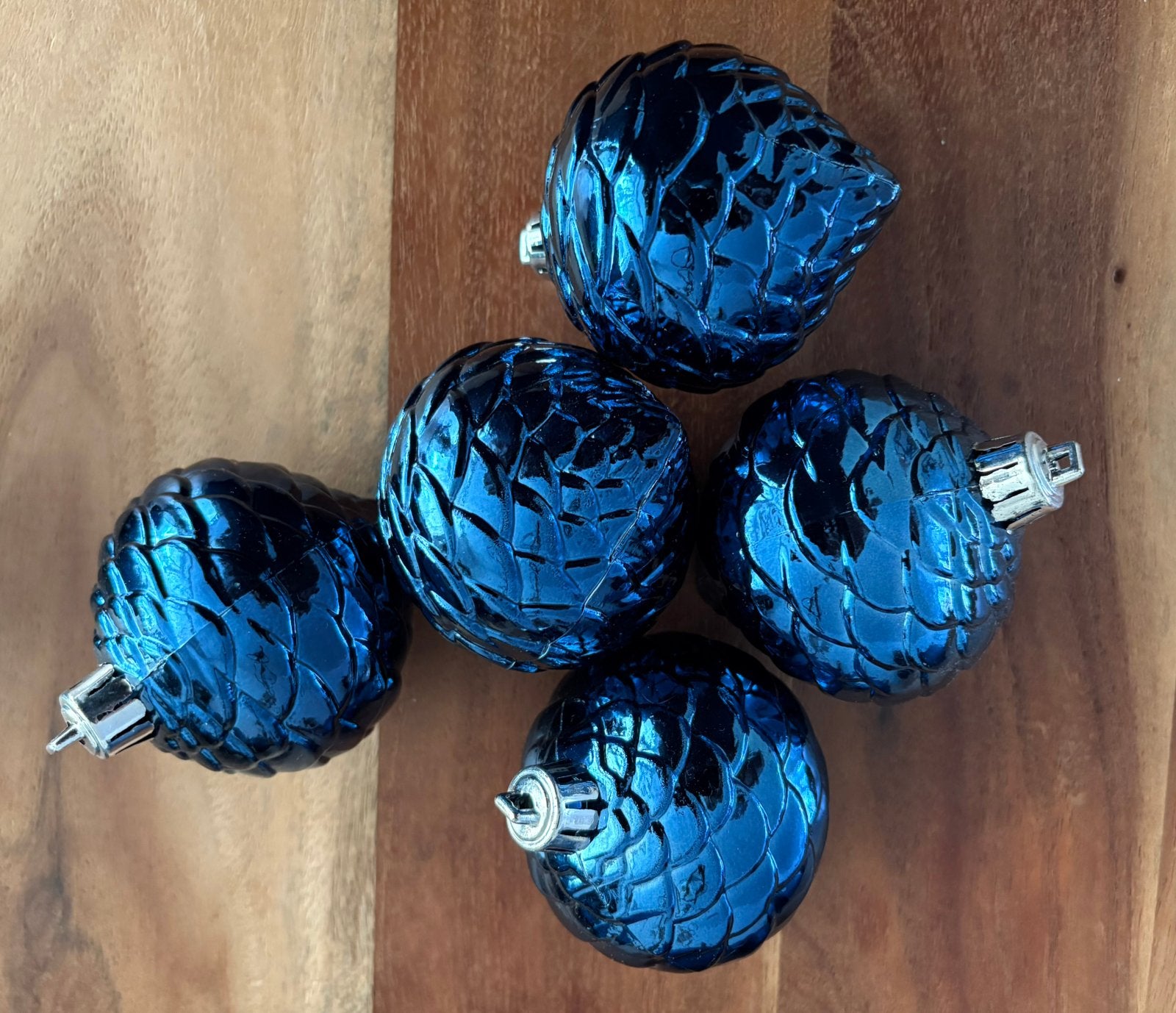 Blauwe kerstballen, Ophalen, Zo goed als nieuw