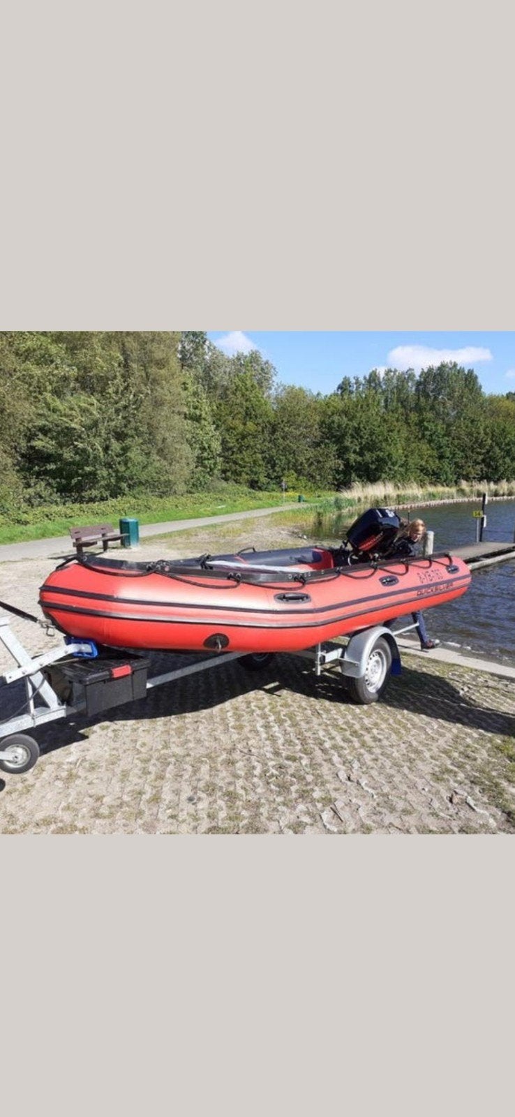 Rubberboot Quicksilver Mercury 20pk EFI '19, Watersport en Boten, Rubberboten, Ophalen, Mercury