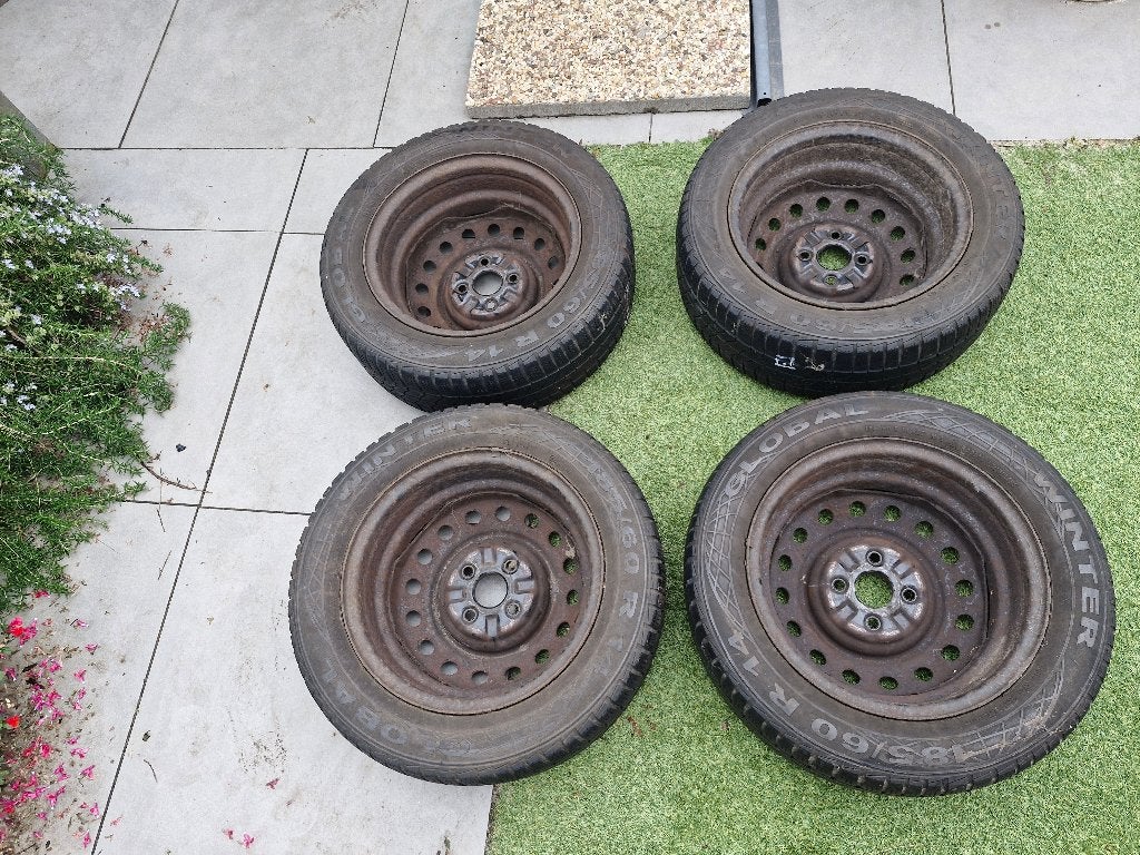 Autobanden / winterbanden, Auto-onderdelen, Ophalen, 14 inch, Gebruikt, Band(en)