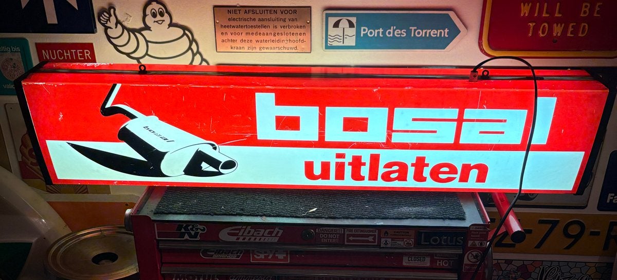Gebruikte dubbelzijdige Bosal uitlaten lichtbak, Verzenden, Gebruikt, Lichtbak of (neon) lamp