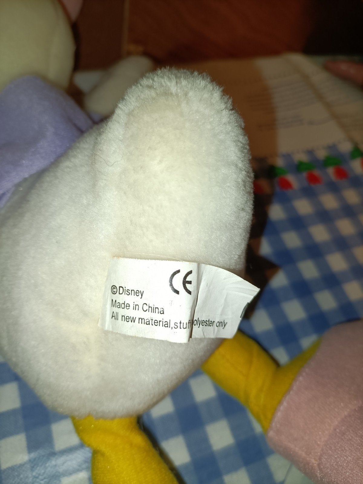 Katrien knuffel vriendin van Donald Duck Disney 33 cm, Ophalen of Verzenden, Gebruikt, Overige typen