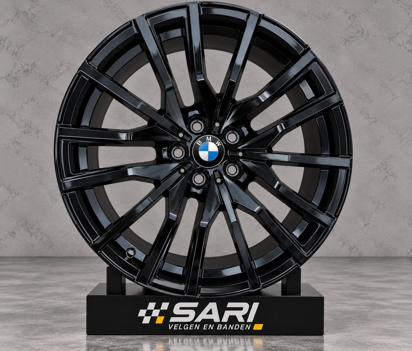 BMW X5 X6 M Look Velgen Zwart 22 Inch, Auto-onderdelen, Ophalen of Verzenden, Nieuw, Overige maten, Zomerbanden