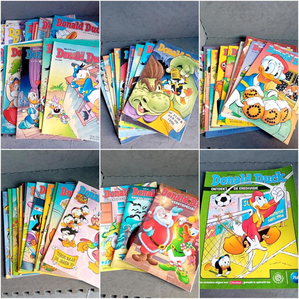 Donald Duck strips en tijdschriften, Meerdere stripboeken, Ophalen of Verzenden, Gelezen