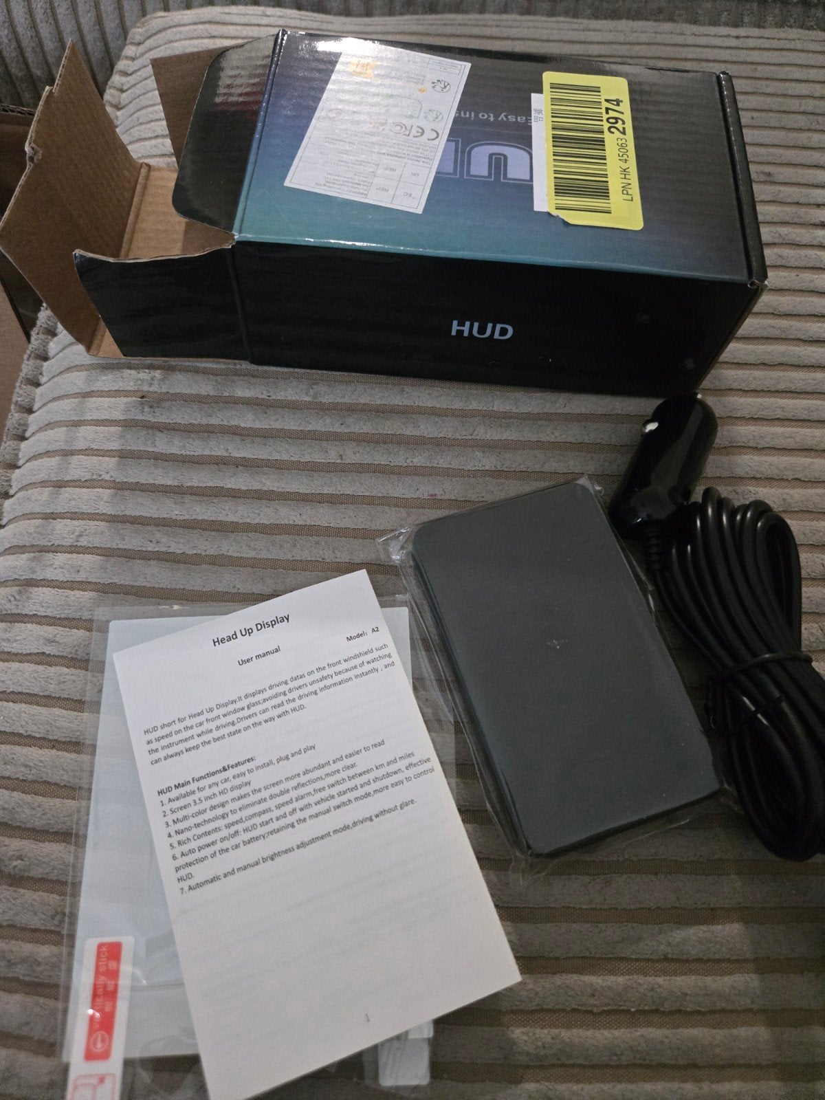 HUD Head Up Display Snelheidsmeter Auto, Ophalen of Verzenden