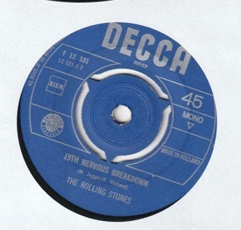Rolling Stones -19th Nervous Breakdown & As Tears Go By 1966, Ophalen, Gebruikt, Pop