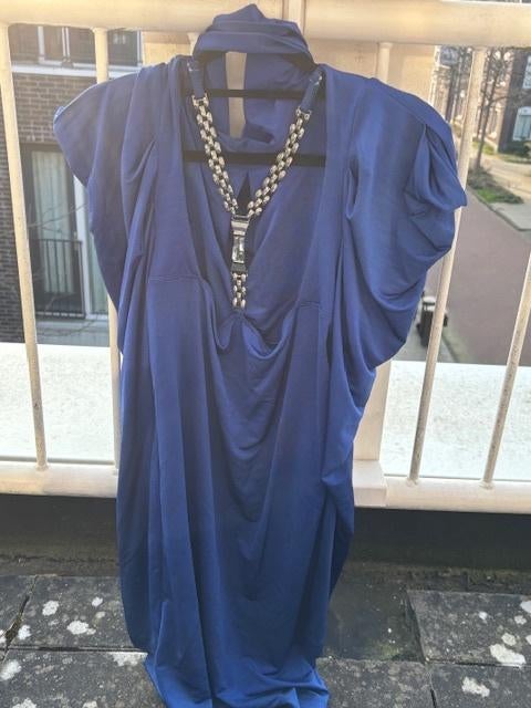 Sexy cocktailjurk kobalt blauw, Kleding | Dames, Jasjes, Kostuums en Pakken, Ophalen, Gedragen, Maat 36 (S), Blauw