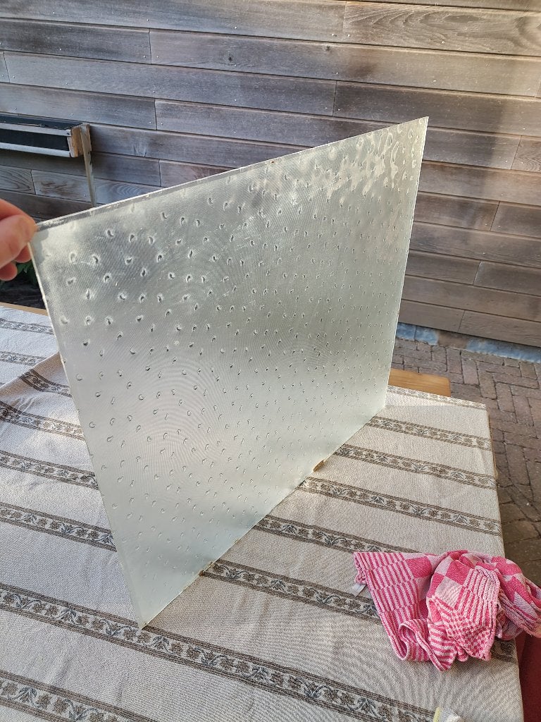Ruiten (4x) druppelglas, Ophalen, Gebruikt, Minder dan 80 cm, Binnendeur