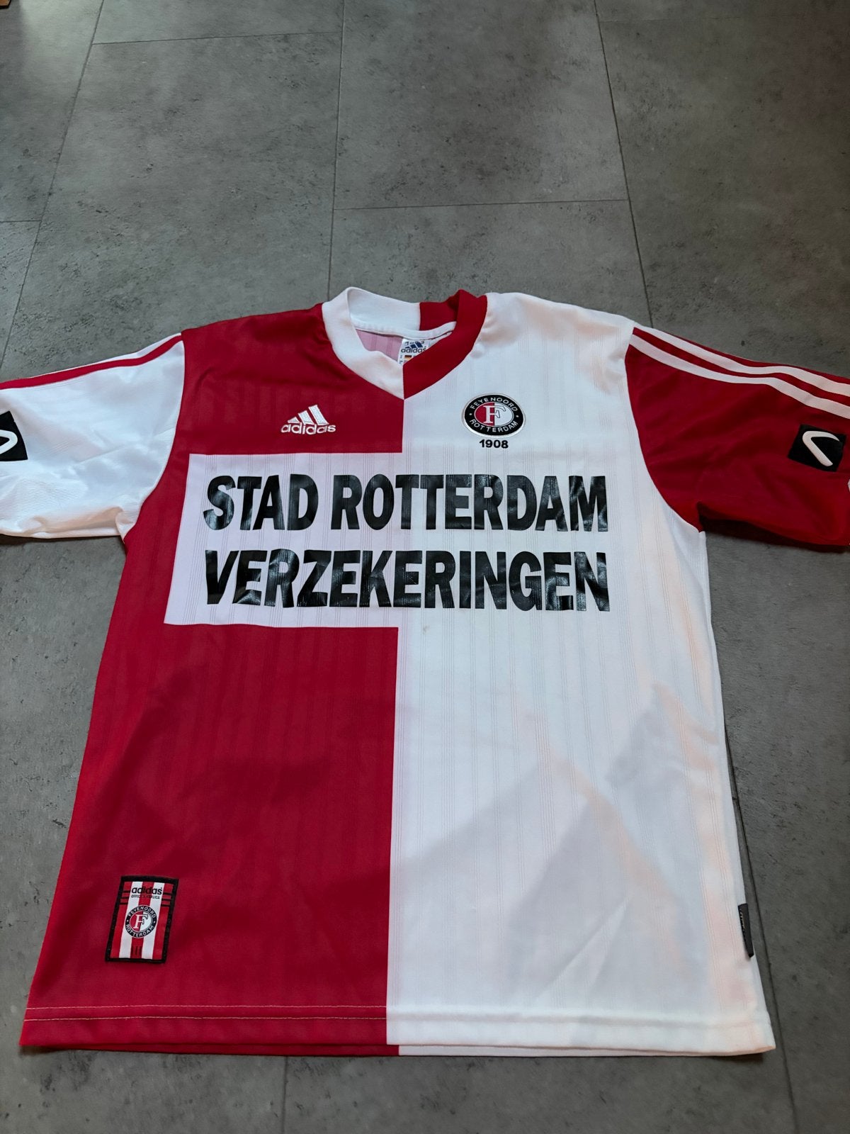 Feyenoord Thuisshirt 1999-2000 Adidas Maat S, Maat S, Ophalen, Gebruikt, Shirt