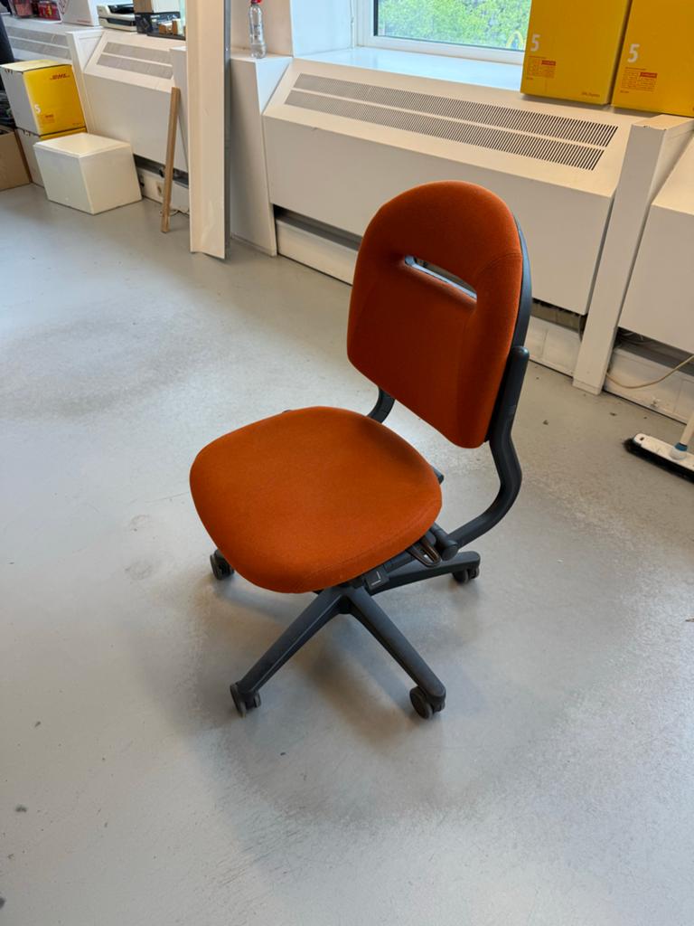 Oranje Bureaustoel - Retro, Huis en Inrichting, Ophalen, Gebruikt, Oranje, Bureaustoel