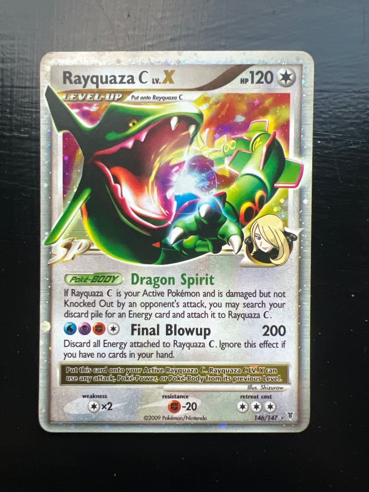 Rayquaza C LV.X, Ophalen of Verzenden, Gebruikt, Losse kaart