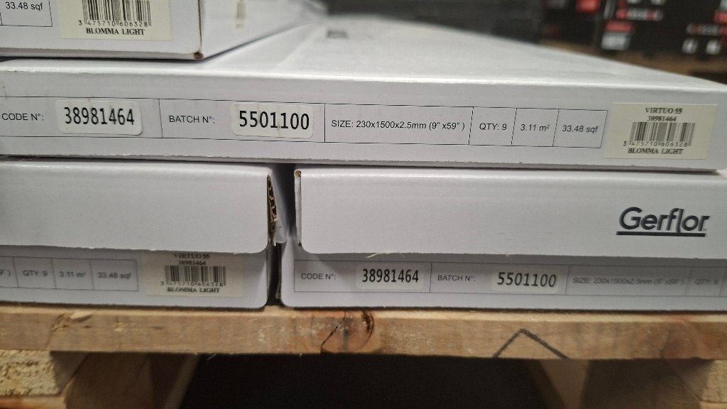 Gerflor Virtuo 55 pvc vloer PVC VINYL laminaat Bromma Light, Ophalen, ., ., Nieuw