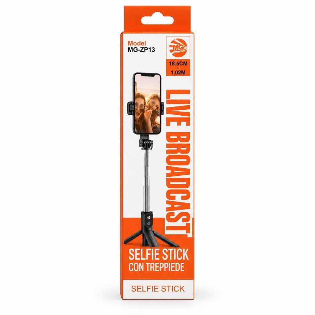 MG Selfie Stick Live Broadcast 18.5 cm 1.02m | NIEUW 14.99, ., Overige typen, Nieuw, Ophalen of Verzenden