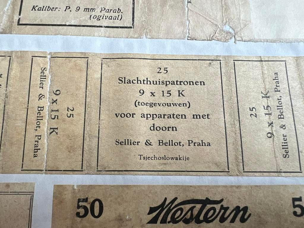Hembrug AI mobilisatie verpakking slachthuis patronen oa, Verzenden, Nederland