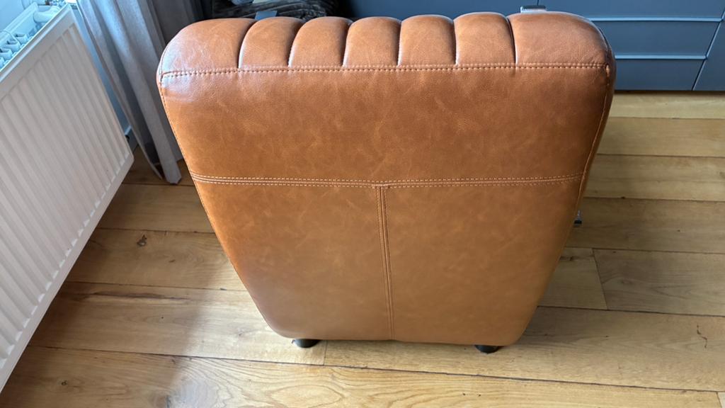 Fauteuil, Huis en Inrichting, Stoelen, Ophalen, Overige materialen, Gebruikt, Bruin