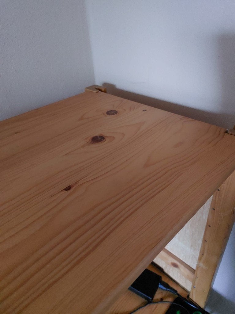 Bureau Kast Lundia, Gebruikt, 97 cm, Hout, Bruin