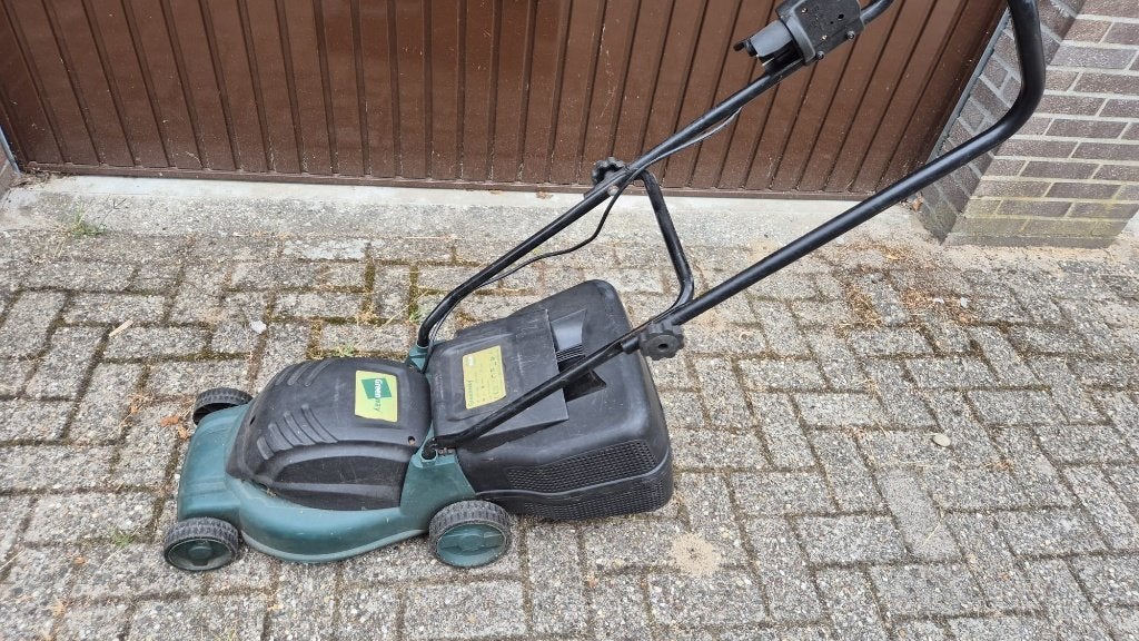 Greenway elektrische grasmaaier, Tuin en Terras, Cirkelmaaier, Gebruikt, Elektrische grasmaaier, Opvangzak