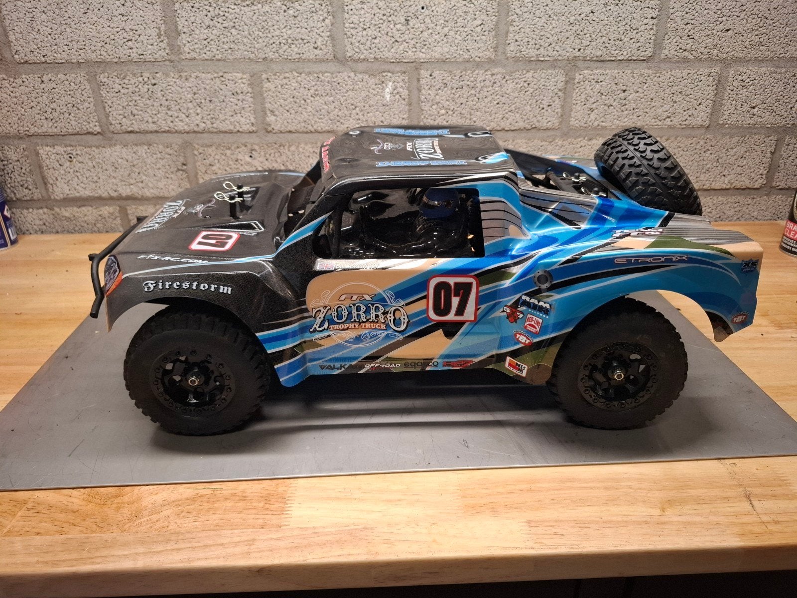 RC Auto Zorro 1/10 Nitro, Gebruikt, Auto offroad, Ophalen of Verzenden, Schaal 1:10