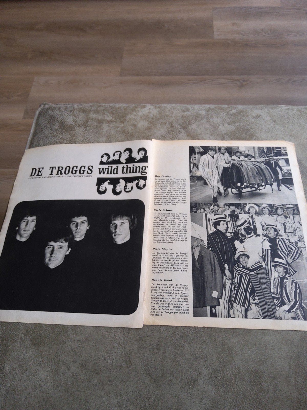 the Troggs:  muziek expres  jaren 60, Ophalen of Verzenden, Gebruikt, Boek, Tijdschrift of Artikel