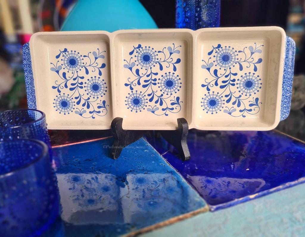 1 vintage Waechtersbach Duitsland snack schaal 3 vakken, Ophalen of Verzenden