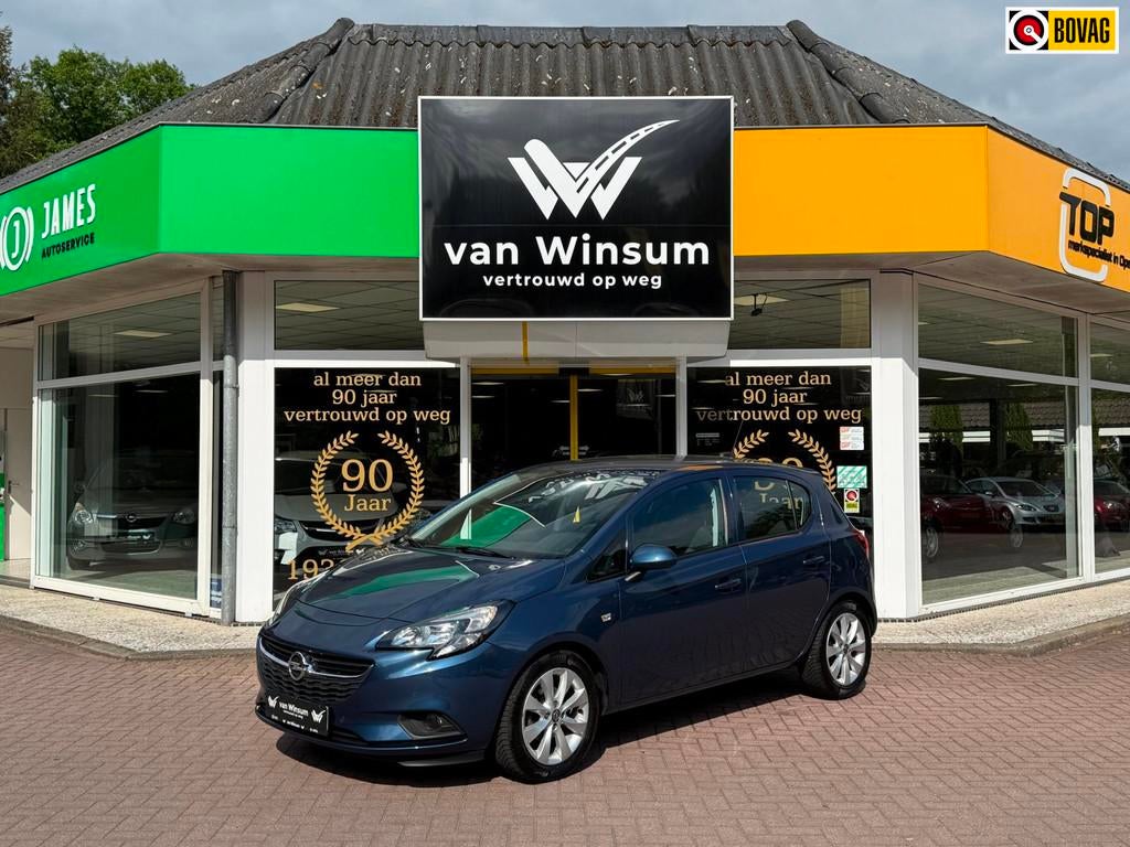 Opel Corsa 1.4 Edition | Automaat | Park Pilot | DAB | Cruis, Auto's, Opel, Gebruikt, 4 cilinders, Blauw, 49 €/maand